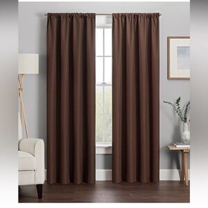 Eclipse Kendall 1 panel blackout curtain chocolate 42x95 in